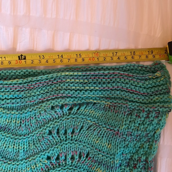 Large knitted mermaid sack blanket - Picture 5 of 9